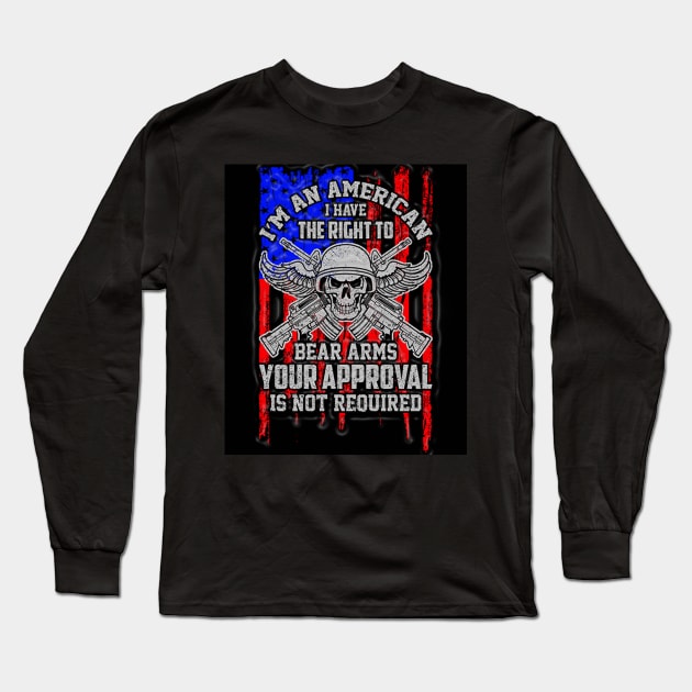 Black Panther Art - USA Army Tagline 22 Long Sleeve T-Shirt by The Black Panther